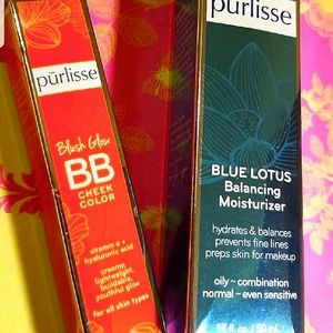 Pūrlisse BB CHEEKCOLOR & BLUE LOTUS MOISTURIZER